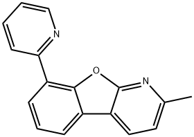 2-甲基-8-(2-吡啶基)苯并呋喃[2,3-B]吡啶, 1609373-99-0, 结构式