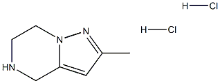 2-methyl-4,5,6,7-tetrahydropyrazolo[1,5-a]pyrazine dihydrochloride Structure