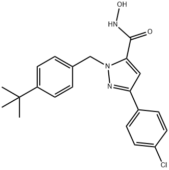 1610022-76-8 1-(4-(tert-butyl)benzyl)-3-(4-chlorophenyl)-N-hydroxy-1H-pyrazole-5-carboxamide