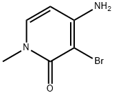 4-amino-3-bromo-1-methylpyridin-2(1H)-one 结构式