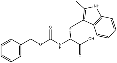 Cbz-D-2-methylTryptophan 化学構造式