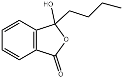 3-butyl-3-hydroxy-2-benzofuran-1-one Struktur