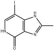 1,5-Dihydro-7-iodo-2-methyl-4H-imidazo[4,5-c]pyridin-4-one Struktur
