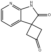 1',2'-dihydrospiro[cyclobutane-1,3'-pyrrolo[2,3-b]pyridine]-2',3-dione Struktur