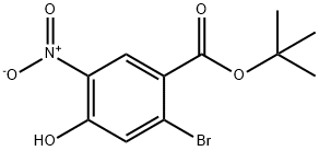 2-Bromo-4-hydroxy-5-nitro-benzoic acid methyl ester Structure