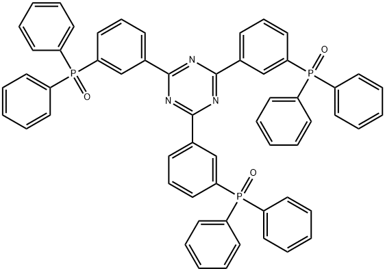 2,4,6-Tris[3-(diphenylphosphinyl)phenyl]-1,3,5-triazine Struktur
