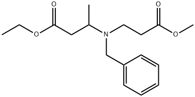 ethyl 3-(benzyl(3-methoxy-3-oxopropyl)amino)butanoate Structure