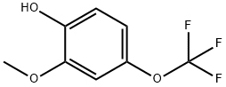 2-甲氧基-4-三氟甲氧基苯酚, 166312-49-8, 结构式