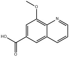 8-甲氧基喹啉-6-羧酸, 1668584-26-6, 结构式