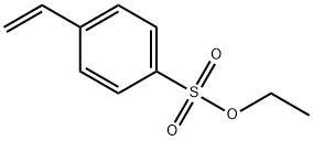 4-ビニルベンゼンスルホン酸エチル 化学構造式