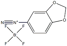3,4-(亚甲二氧基)重氮苯四氟硼酸盐, 1682-37-7, 结构式