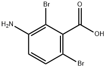 3-Amino-2,6-dibromo-benzoic acid Structure