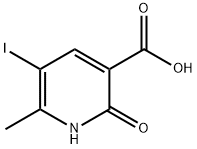 5-Iodo-6-methyl-2-oxo-1,2-dihydro-pyridine-3-carboxylic acid,1690658-38-8,结构式