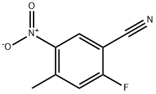 2-Fluoro-4-methyl-5-nitro-benzonitrile Structure