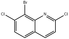 8-bromo-2,7-dichloroquinoline Struktur