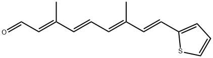 3,7-Dimethyl-9-thiophen-2-yl-nona-2,4,6,8-tetraenal 结构式