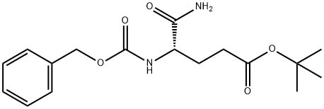 (S)-tert-butyl 5-amino-4-(benzyloxycarbonylamino)-5-oxopentanoate Structure