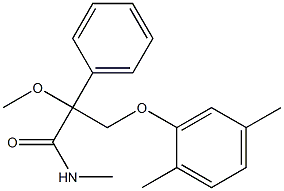 マンデストロビン(ラセミ体) 化学構造式