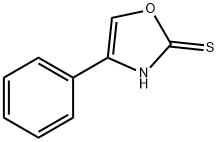 4-Phenyloxazole-2-thiol 化学構造式