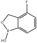 4-氟-1,3-二氢-1-羟基-2,1-苯并氧杂硼戊环, 174671-88-6, 结构式