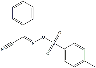 2-(4-methylphenyl)sulfonyloxyimino-2-phenyl-acetonitrile 结构式