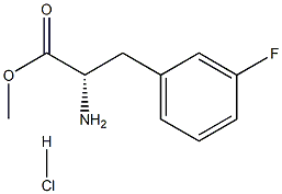 3-fluoro- L-Phenylalanine, methyl ester, hydrochloride Structure