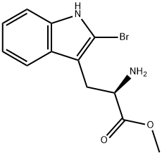 D-2-BromoTryptophan methyl ester Struktur