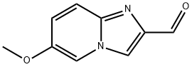 6-Methoxy-imidazo[1,2-a]pyridine-2-carbaldehyde Struktur