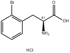 2-bromo- L-Phenylalanine, hydrochloride Structure
