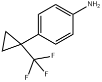 1-氨基-4(1-(三氟甲基)环丙基)苯, 1791402-68-0, 结构式