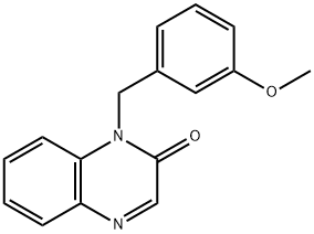 1-[(3-methoxyphenyl)methyl]-2(1H)-Quinoxalinone|1-(3-甲氧基苄基)喹喔啉-2(1H)-酮