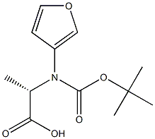 N-BOC-S-3-呋喃基丙氨酸, 179873-34-8, 结构式