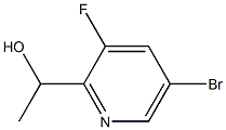 1-(5-Bromo-3-fluoropyridin-2-yl)ethan-1-ol Struktur