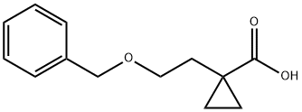 1-[2-(BENZYLOXY)ETHYL]CYCLOPROPANE-1-CARBOXYLICACID,1803599-29-2,结构式