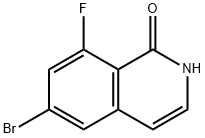 6-bromo-8-fluoro-1,2-dihydroisoquinolin-1-one, 1803606-88-3, 结构式