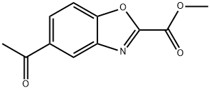 methyl 5-acetyl-1,3-benzoxazole-2-carboxylate Struktur