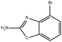 4-溴-苯并[D]恶唑-2-胺 结构式
