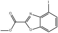 methyl 4-iodo-1,3-benzoxazole-2-carboxylate 结构式