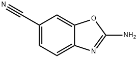 2-氨基苯并[D]恶唑-6-甲腈 结构式