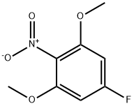 1,3-二甲氧基-5-氟-2-硝基苯 结构式