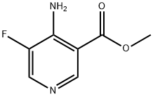 4-氨基-5-氟烟酸甲酯, 1806682-19-8, 结构式