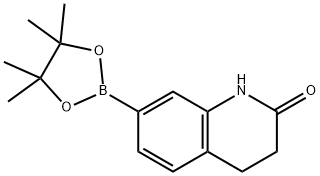 3,4-dihydro-7-(4,4,5,5-tetramethyl-1,3,2-dioxaborolan-2-yl)quinolin-2(1H)-one|3,4-DIHYDRO-7-(4,4,5,5-TETRAMETHYL-1,3,2-DIOXABOROLAN-2-YL)QUINOLIN-2(1H)-ONE