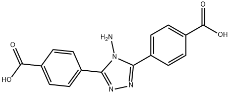 4,4'-(4-氨基-4H-1,2,4-三唑-3,5-二基)二苯甲酸,1815596-32-7,结构式