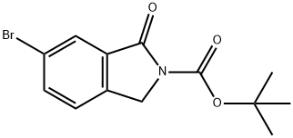 2-BOC-6-溴-1-氧代异吲哚啉, 1817672-31-3, 结构式