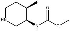 methyl ((3R,4R)-4-methylpiperidin-3-yl)carbamate hydrochloride Structure