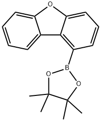 二苯并呋喃-1-基硼酸频哪醇酯, 1822310-41-7, 结构式