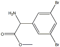 METHYL2-AMINO-2-(3,5-DIBROMOPHENYL)ACETATE Structure