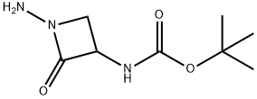 (1-氨基-2-氧杂氮杂丁-3-基)氨 结构式