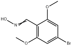 (E)-N-[(4-Bromo-2,6-dimethoxyphenyl)methylidene]hydroxylamine 结构式