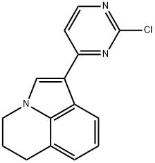 1-(2-chloropyrimidin-4-yl)-5,6-dihydro-4H-pyrrolo[3,2,1-ij]quinoline Structure